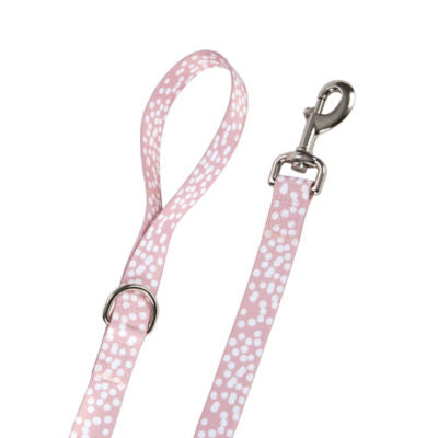 George Home dog lead pink spot pattern 110cm - British product