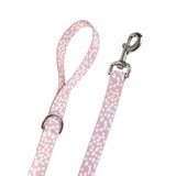 George Home dog lead pink spot pattern 110cm - British product