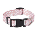 George Home dog collar pink spot pattern 36-51cm, imported from the UK