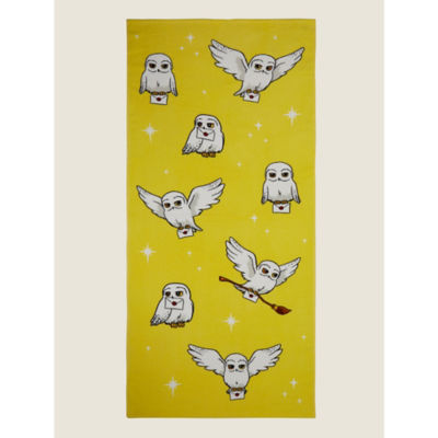 George Home Harry Potter beach towel yellow Hedwig 71x152cm - British product