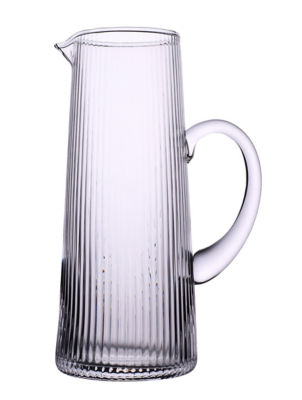 George Home ribbed jug 13.5x10x23.8cm (British brand)