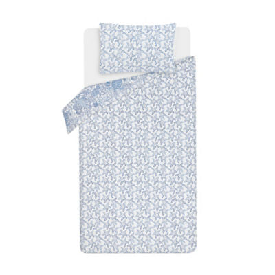 George Home blue under the sea reversible duvet set single, UK version