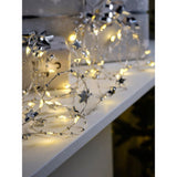 George Home silver-tone star string lights - British product