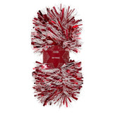 George Home red and white tinsel 3 metres - British product
