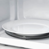 George Home White 17L Diamond Texture Manual Microwave Oven