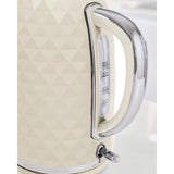 George Home Cream Textured Fast Boil Kettle 1.7L