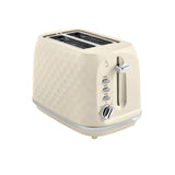 George Home Cream Textured 2-Slice Toaster GOODS ASDA   