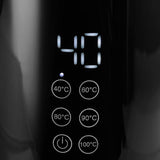 George Home Black 1.5L Digital Kettle GDK101B-22