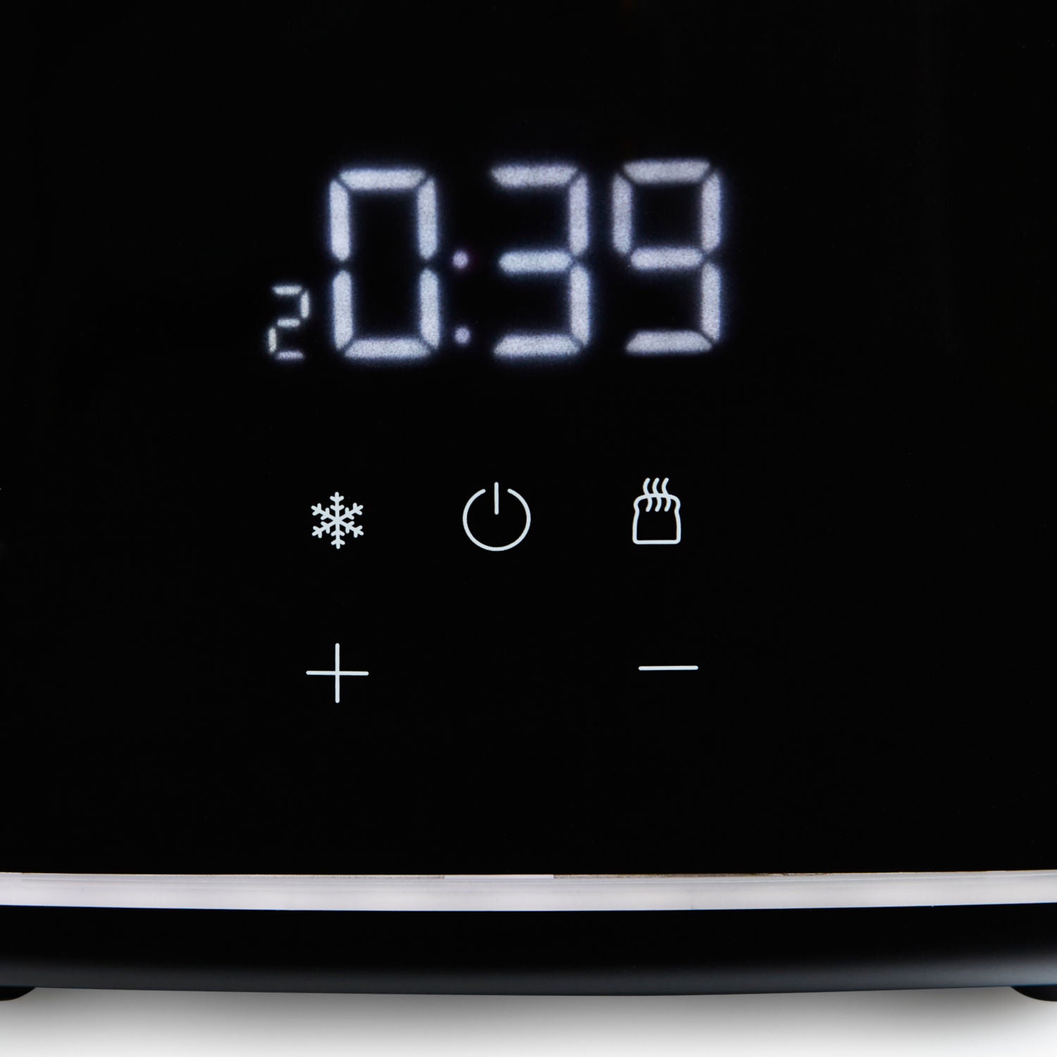 George Home Black Digital 2-Slice Toaster, UK version