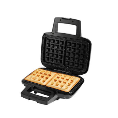 Scoville black waffle maker with 2-waffle capacity (British brand)