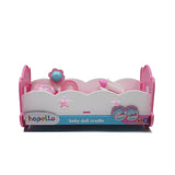 Hapello baby doll rocking cradle set with accessories, imported from the UK