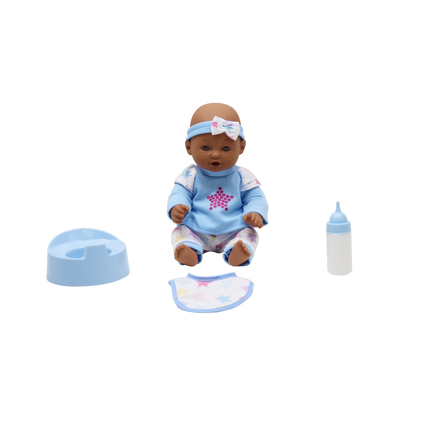 Hapello potty training baby doll 12 inch stars (British brand)