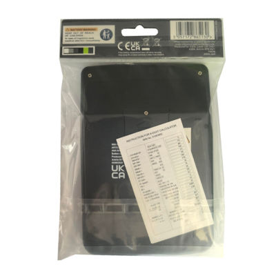 ASDA solar-powered desk calculator - British product
