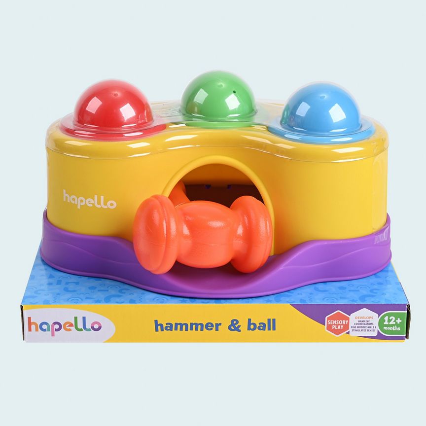 Hapello Hammer & Ball Set (12 Months +) GOODS ASDA   