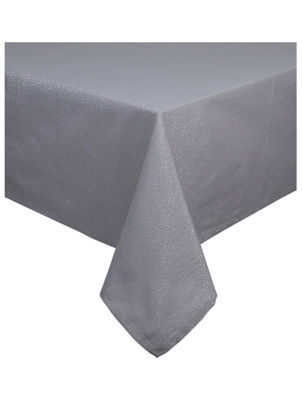 George Home silver fabric tablecloth 230x140cm, imported from the UK