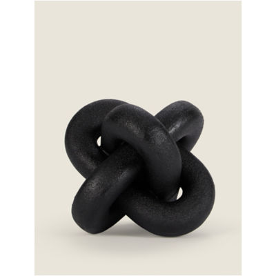 George Home decorative knot black 15cm - British product