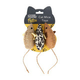 George Home cat toy 3-pack multi-coloured mice (British brand)
