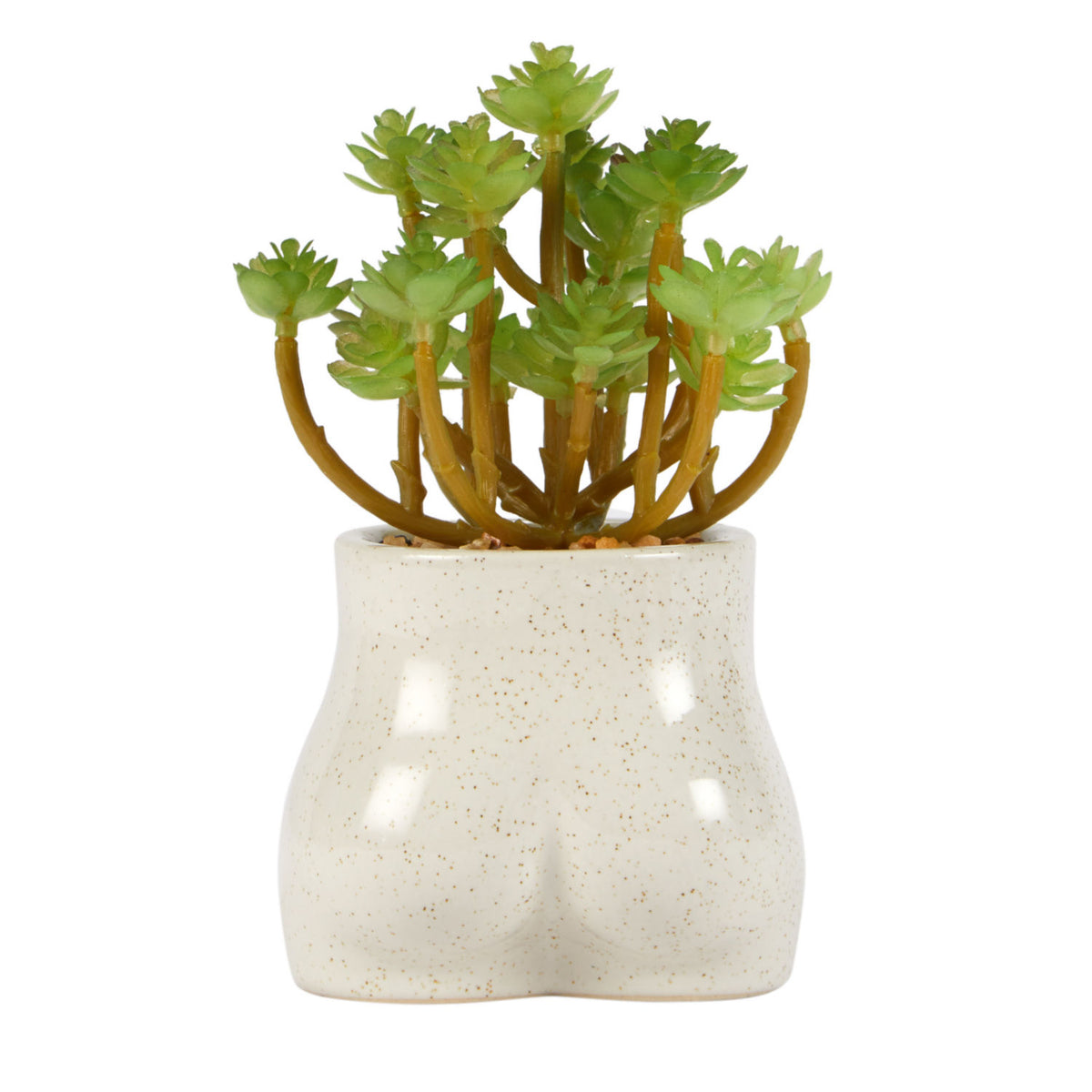George Home faux plant in cream ceramic pot - British product