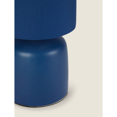 Lampe de table décorative George Home Navy 13x13x26cm d'ASDA – Acheter en ligne sur McGrocer