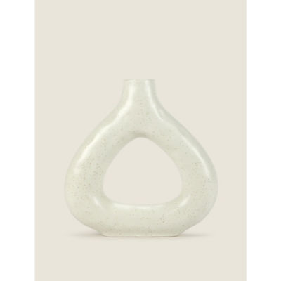 George Home white speckled ceramic vase, UK version