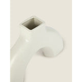 George Home white arch speckled ceramic vase, UK version