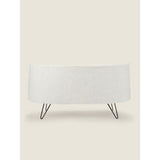 George Home Cream Teddy Pet Sofa Bed