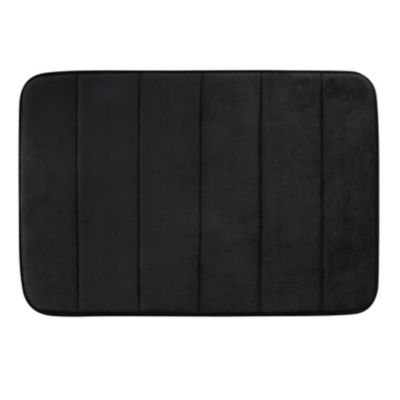 George Home black memory foam bath mat, UK version
