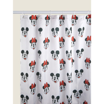George Home Disney Mickey and Minnie Mouse shower curtain 180x180cm, imported from the UK