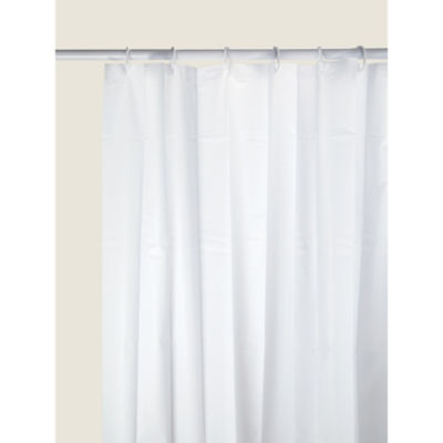 George Home White Shower Curtain 180 x 180cm