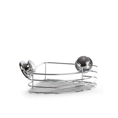 George Home Wire Corner Caddy in chrome 27.5x21.5x7cm (British brand)