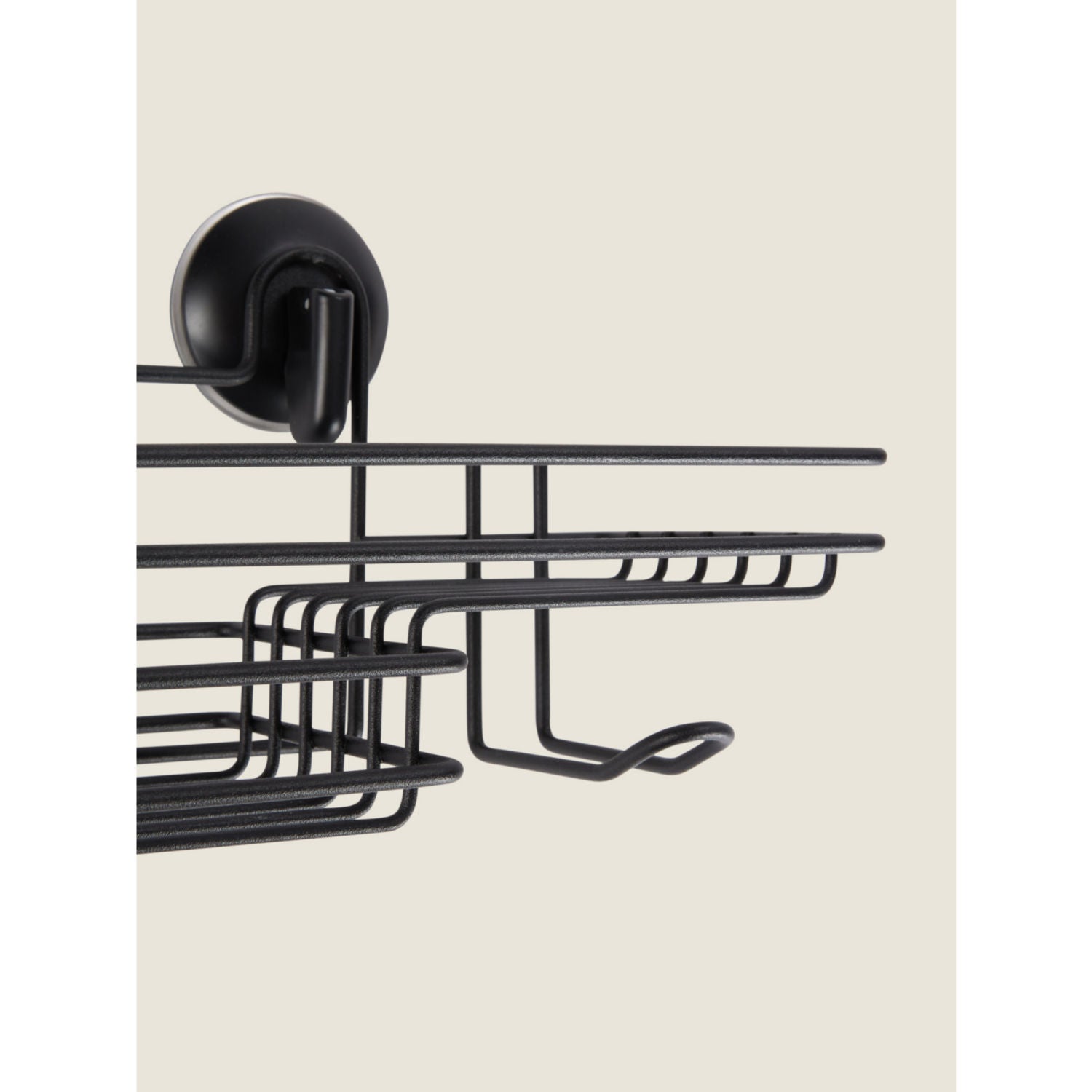 George Home black wire caddy 30x14.5x11cm, UK version