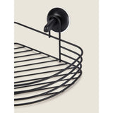 George Home wire corner caddy Black 27.5 x 21.5 x 7 cm, UK version