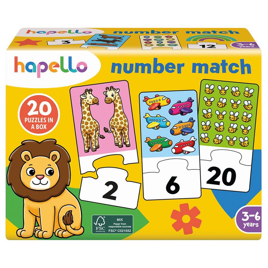 Hapello Number Match GOODS ASDA   