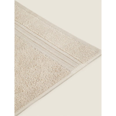 George Home medium bath towel natural zero twist antimicrobial - British product