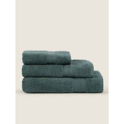 Just Wellness small green zero twist antimicrobial hand towel - British product