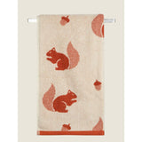 Medium squirrel bath towel 100% cotton, imported from the UK