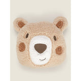 George Home Natural Bear 3D Cushion GOODS ASDA   