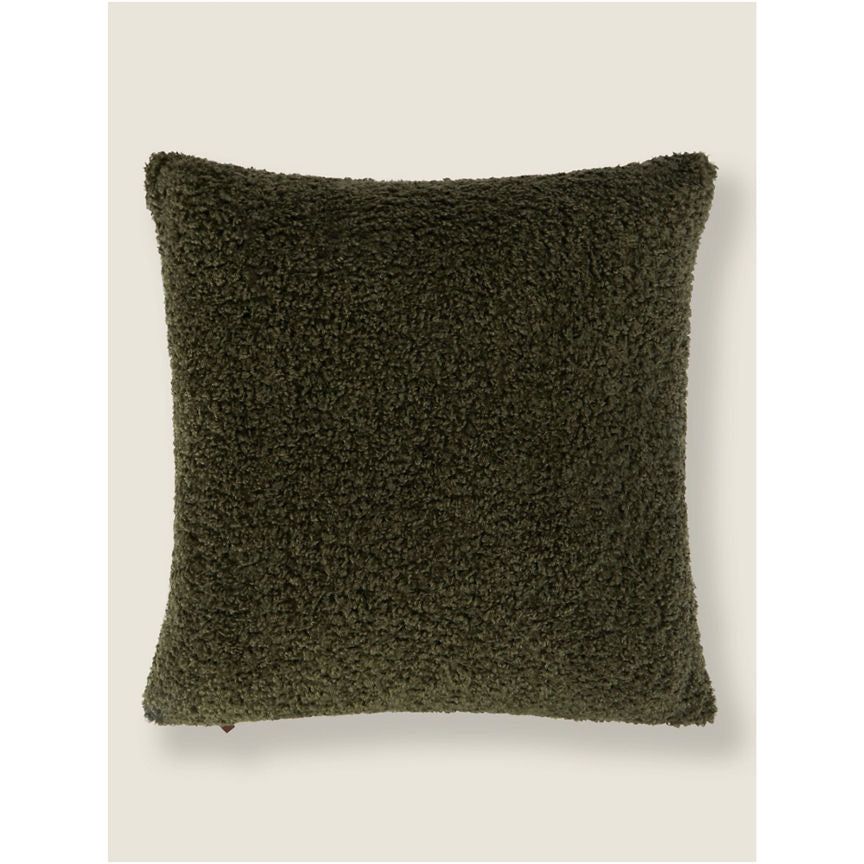 George Home Green Borg Cushion GOODS ASDA   