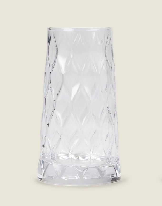 George Home Leafy Textured Hi-Ball Glass GOODS ASDA   