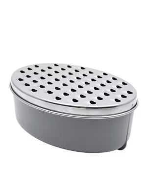 George Home oval stainless steel grater 17x12x7cm, UK version