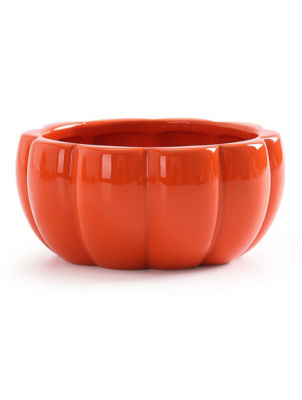 ASDA George Home Orange Shaped Pumpkin Bowl- Buy online at McGrocer