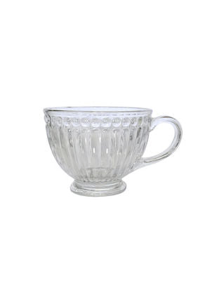 George Home vintage footed glass mug, UK version
