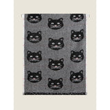 George Home black cat guest towel set of 2, UK version