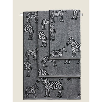 George Home medium zebra bath towel (British brand)