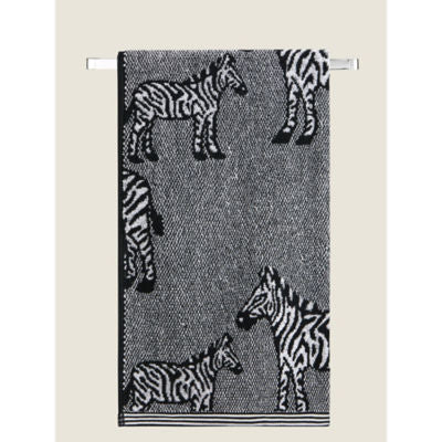 George Home medium zebra bath towel (British brand)