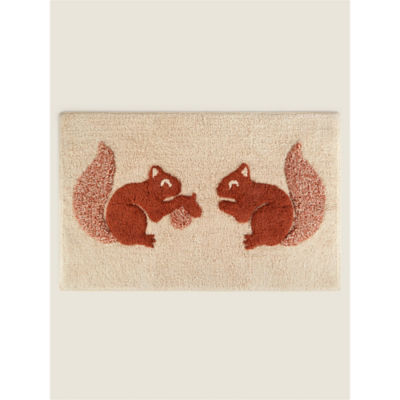 George Home squirrel bath mat 100% cotton, UK version