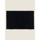 George Home black super soft bath mat with slip-resistant backing, UK version
