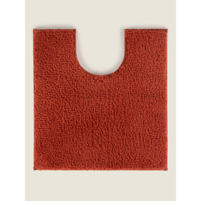 ASDA George Home Super Soft Pedestal Mat - Rust- Buy online at McGrocer