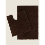 George Home super soft pedestal mat in brown, UK version