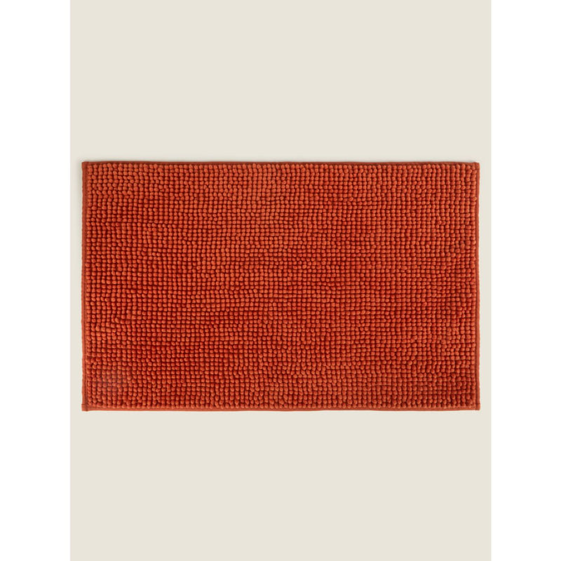 George Home chenille bath mat rust 50x80cm, imported from the UK